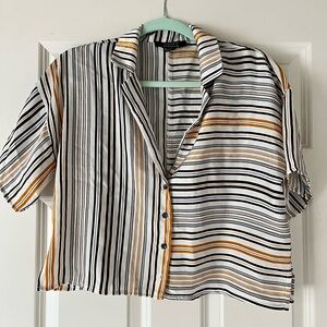 Forever 21 Multicolor Striped Blouse